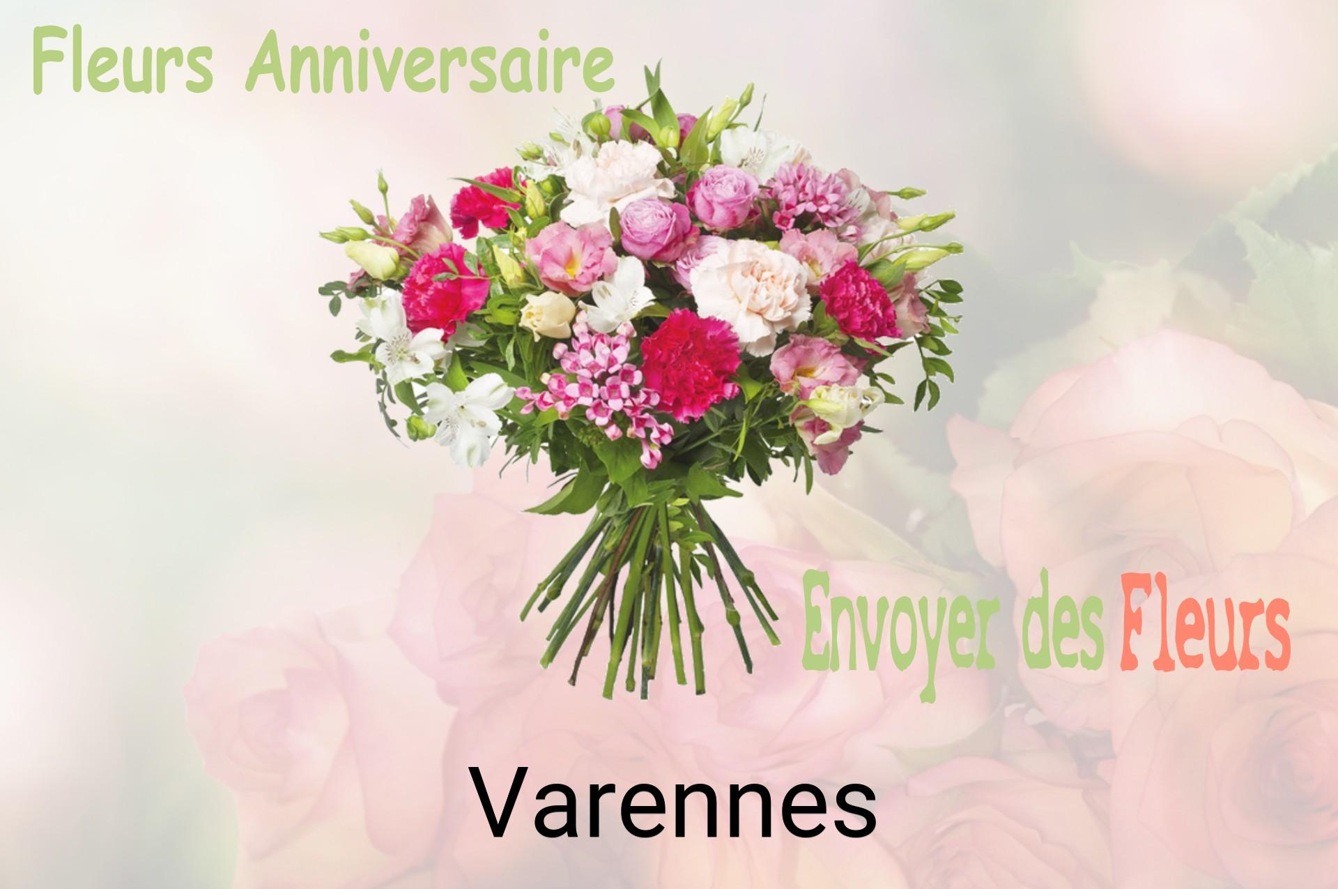 Bouquet de fleurs d’anniversaire livré à Varennes