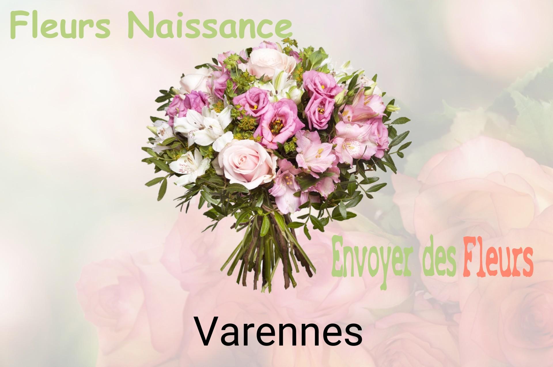 Bouquet de fleurs de naissance livré à Varennes